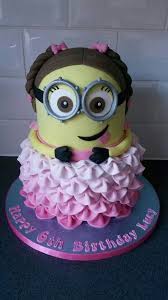 Either you are going to buy a custom minion cake design or will decorate your own minion cake, making your kid happy is the only outcome of. Minion Girl Minion Cupcakes Girl Minion Cake Minion Cake