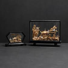 Genuine antique chinese artifacts and architectural relics from the ming also see antique chinese sideboards and antique chinese cabinets. Traditional Chinese Garden Carved Cork Painting Kode Store Co Uk