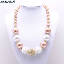 Mhs Sun 1 Pc Lot New Fashion Toddler Baby Chunky Necklace