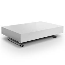 vite decouvrez l offre table basse relevable leoni blanc pas cher sur cdiscount livraison rapide et eco table basse relevable table basse laquee table basse