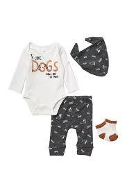 petit lem puppy dog layette 4 piece set baby boys nordstrom rack