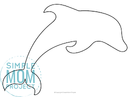 Free Printable Dolphin Template Templates Dolphin Craft Dolphins
