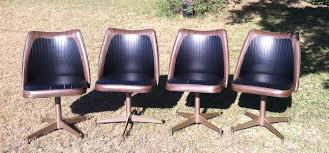Vtg Mid Century Mod Dining 4 Chairs Set Douglas Furniture Bucket Seat Atomic Mid Century Furniture Mid Century Mod Chair Set