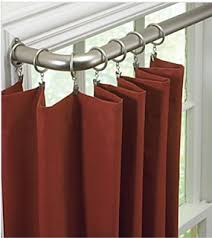 Ckm Interiors The Long Search For Curtain Rods That Return To The Wall Barras De Cortina Cortinas Decoracion De Unas