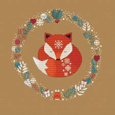 Free patterns / free patterns / free cross stitch patterns. Winter Fox Cross Stitch Pattern Cross Stitch