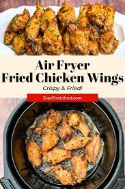 Crispy Air Fryer Fried Chicken Wings Air Fryer Fried Chicken Fried Chicken Wings Chicken Wings
