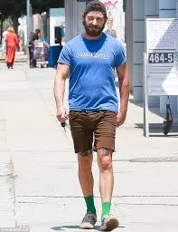 Shia Labeouf Shows Off New Tattoos Just Above His Knees Shia Labeouf Tattoo Shia Labeouf Shia