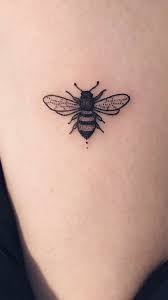 Decorate your laptops, water bottles, notebooks and windows. Minimalist Bee Tattoo Design Novocom Top