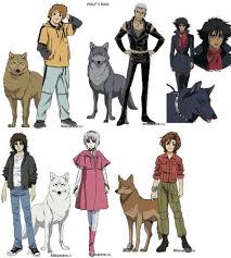 Wolf S Rain Top Left Hige Tsume Blu Bottom Left Kiba Cheza Toboe D Kiba Always Had My Heart But I Cried For Them All Wolf S Rain Anime Wolf Rain Art