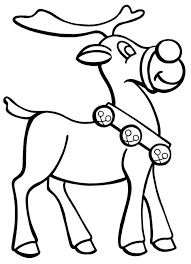 Click here to play the animation. Drawing Rudolph The Red Nosed Reindeer Coloring Page Color Luna