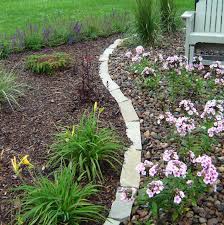 Could Do This W Slate Color Stone Landscaping Landscape Edging Stone Landscaping Edging Ideas