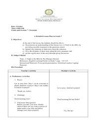The main thing is to make sure they contain the main elements. A Night In The Hills Detailed Lesson Plan Phrase Lesson Plan