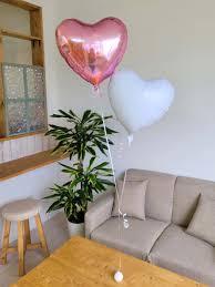 お名前入れ！好きな色が選べるふわふわバルーン（ハート）｜バルーン・スケッチ|バルーンギフト、バルーンアート、イベント装飾岩手県盛岡市