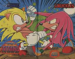 Archie Sonic Online on X: Knuckles has the ability to transform using the  energy from Power Rings, Chaos Emeralds, and the Master Emerald into Hyper  Knuckles! This form rivals that of Super