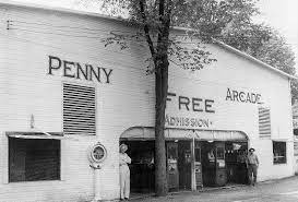 Old Penny Arcade Coin Operated Game Location pictures