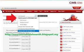 Ask to change your debit card spending limits. Cara Tukar Had Limit Debit Card Maybank Dan Cimb