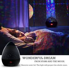 Hontry Newest Night Light Multiple Colors Star Light Rotating Projector With Timer Auto Shut For Kids And Baby Bedroom Best Night Ligh