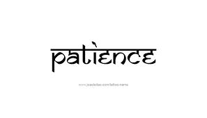 Temporary tattoos are popular amongst people of all ages, and are a less risky alternative to real tattoos. Patience Name Tattoo Designs