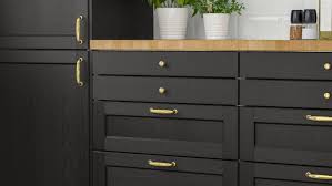 Cuisines Metod Finition Lerhyttan Noir Ikea Ikea Rangement Ouvert Cuisine Bois