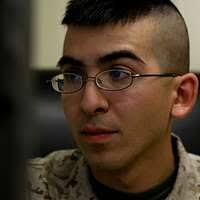 Lance Cpl. Keyshawn Patterson, a systems administrator