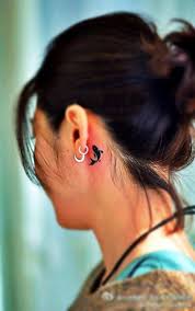 Pinterest Bird Tattoo Behind Ear 40 So Cute Tiny Fish Tattoo Ideas Bored Art Small Fish Tattoos Koi Fish Tattoo Shark Tattoos