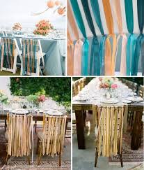 Ribbons On Chair Backs Wedding Ribbon Wedding Chairs Wedding