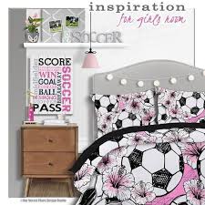 Girls Soccer Bedding For Girls Tween Girl Room Soccer Etsy Soccer Bedding Soccer Bedroom Tween Girls Room