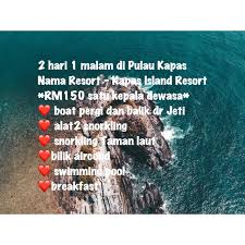 723 hotelů, atrakcí a restaurací pulau kapas a je tak vaším nejlepším zdrojem pro turistika v pulau kapas. Pakej 2 Hari 1 Malam Di Pulau Di Terengganu Shopee Malaysia