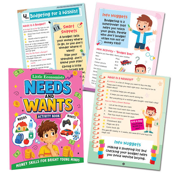 Little Economist: Wants and Needs- Financial Literacy Book for Kids Ages 7- 12