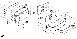 2005 Honda Side Cover Rebel 250 Cmx250c Parts Diagram