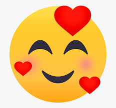 The smiling face with hearts emoji has a smiling face with three red hearts around it. 3 Emoji Heart Novocom Top