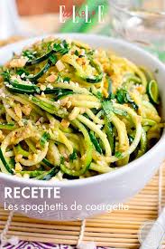 Spaghettis De Courgette Recette Quels Spaghettis De Legumes Pour Changer Des Pates Elle A Table Spaghetti De Legumes Spaghetti De Courgette Recette Avec Courgette
