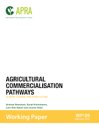 PDF) AGRICULTURAL COMMERCIALISATION PATHWAYS: CLIMATE CHANGE AND AGRICULTURE