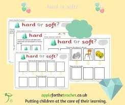 materials recording sheet hard or soft apple for the