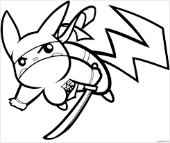 Ninja coloring pages for kids twnc6. Pikachu Ninja Coloring Page Free Coloring Pages Online Coloring Home