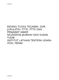 Bidang Tugas Pdf