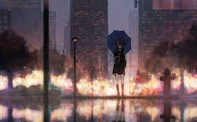People knew that doga kobo was strong when it came to sol shows. Aesthetic Rain Anime Desktop Wallpapers Wallpaper Cave