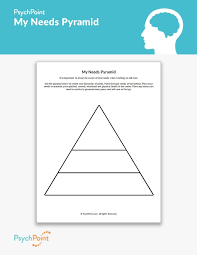 My Needs Pyramid Worksheet Therapy Worksheets Self Esteem Worksheets Cbt Worksheets
