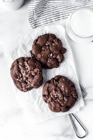 Double Chocolate Cookies Recipe In 2020 Chocolate Cookies Double Chocolate Cookies Yummy Desserts Easy