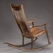 Classic Maloof Style Rocking Chair By Scott Morrison Fine Woodworker Contemporary Rocking Chair Rocking Chair Plans Wood Rocking Chair