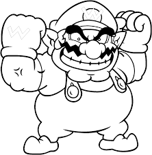 Print coloring page download pdf tags: Wario And Waluigi Coloring Pages