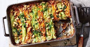 Sweet Potato Spinach And Zucchini Lasagne Recipe Sweet Potato Spinach Zucchini Lasagne Fresh Cheese Recipe