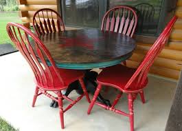 Pin By Tina Pinkert On Tina S Takeover Designs Kitchen Table Redo Mixed Dining Chairs Red Kitchen Tables