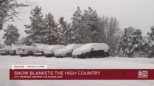 City Of Flagstaff Working To Keep Streets Safe After Winter Storm Partly cloudy with scattered rain showers and isolated thunderstorms. streets safe after winter storm