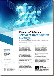 You can choose a core area of focus to customize the program to your academic and career goals, and the coursework options include a variety of. Computer Science A Twitteren The Department Of Computer Science At Cork Institute Of Technology Offers An Online Master S Degree In Software Architecture For More Details Please See Https T Co Vcai0hxqux Softwaredevelopment Softwarearchitecture