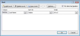 The order() method can sort the data frame by column in increasing or decreasing order. How To Sort Excel 2010 Data On Multiple Columns Article Dummies