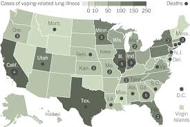 New york has now raised the minimum age to buy tobacco and electronic cigarettes to 21 years old, from 18. Vaping Illness Tracker 2 506 Cases And 54 Deaths The New York Times
