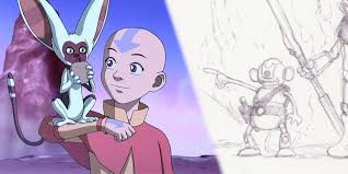 Avatar the last airbender drawing aang. Avatar Momo S Original Name Design Explained Screen Rant