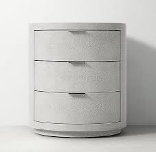 Why pay linen rental prices when you can purchase table linens for hotels, restaurants, and catering services at lower costs? Clio Shagreen 3 Drawer Round Nightstand Pewter Round Nightstand Shagreen Furniture Custom Size Rugs