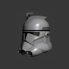 Clone Arc Trooper Cosplay Helmet 3d Print Model Etsy Star Wars Clone Wars Cosplay Helmet Clone Trooper Cosplay